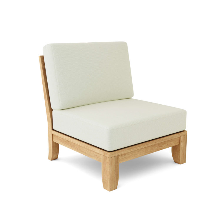 Anderson Luxe 6-Piece Teak Modular Outdoor Set with Sunbrella Cushions
