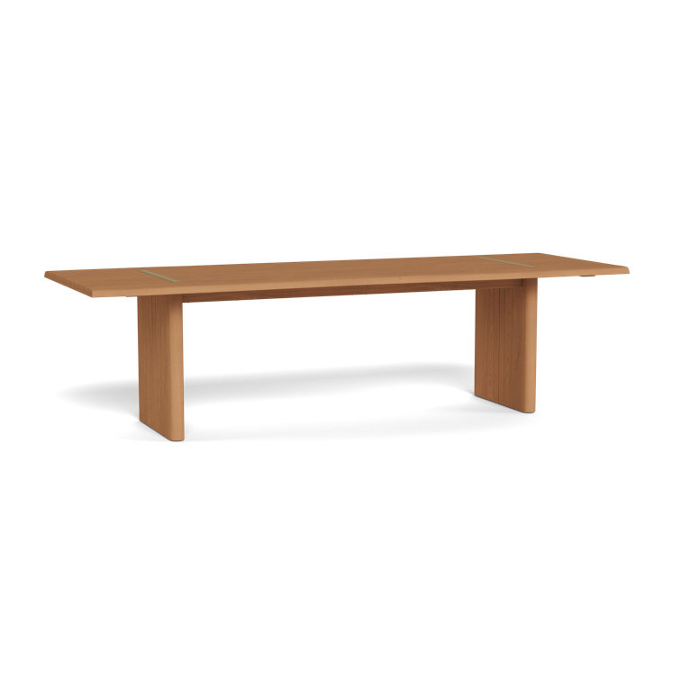 Martyn Lawrence Bullard Teak Natural Solid Wood Rectangular Dining Table