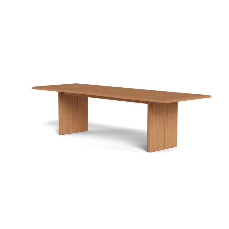 Martyn Lawrence Bullard Teak Natural Solid Wood Rectangular Dining Table