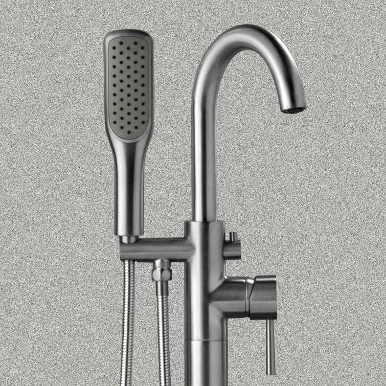 White Low-Profile Rectangular Shower Base with Center Drain