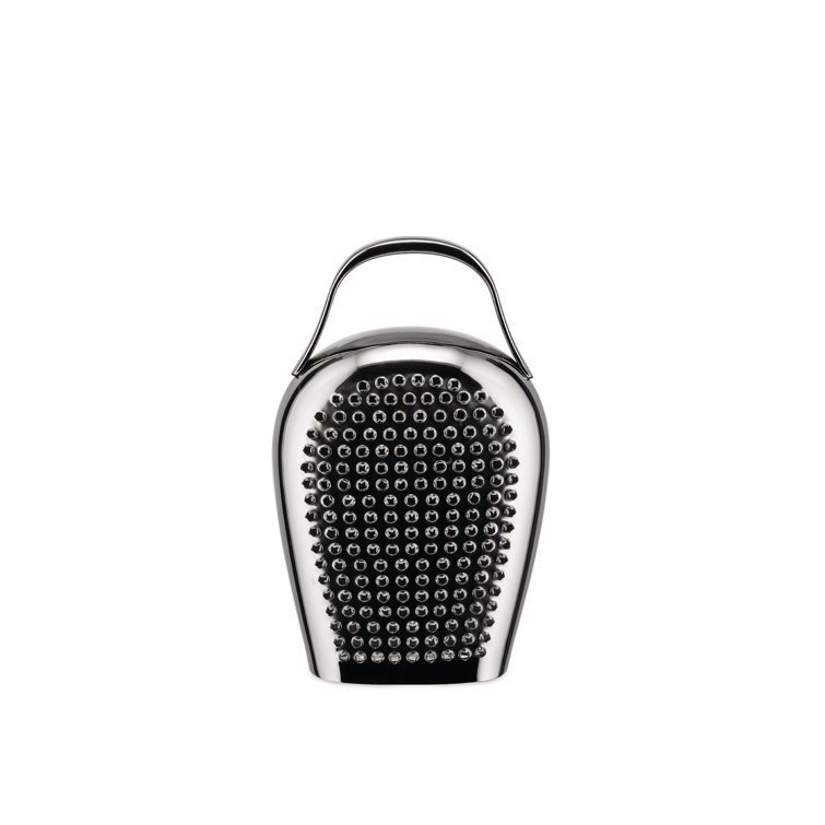 Alessi 'Cheese Please' 18/10 Stainless Steel Cowbell Cheese Grater