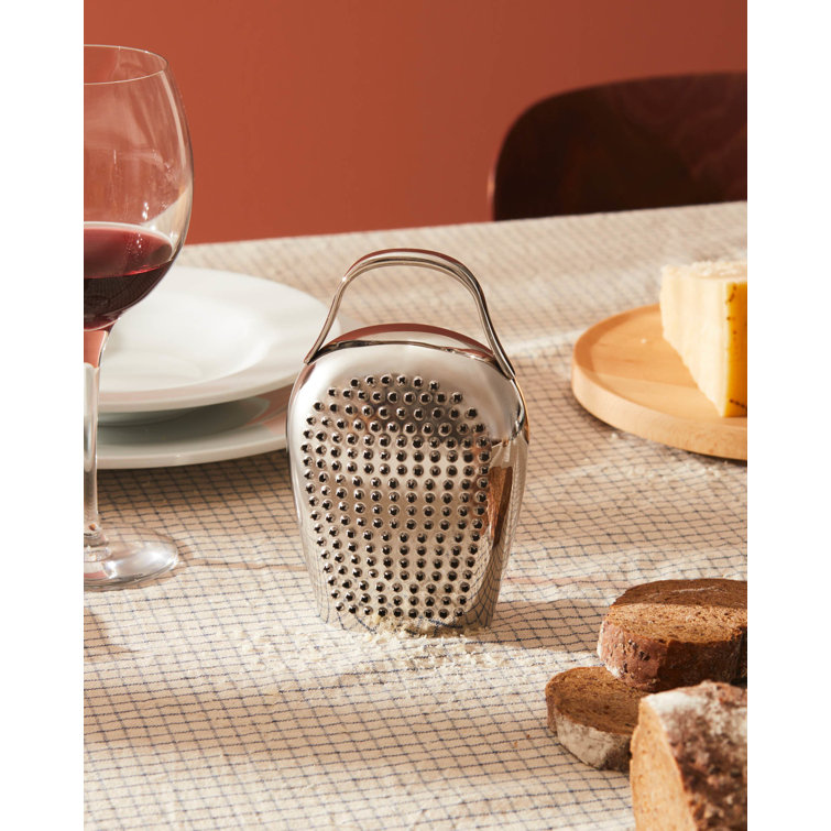 Alessi 'Cheese Please' 18/10 Stainless Steel Cowbell Cheese Grater