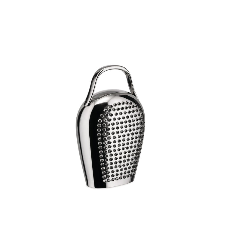 Alessi 'Cheese Please' 18/10 Stainless Steel Cowbell Cheese Grater