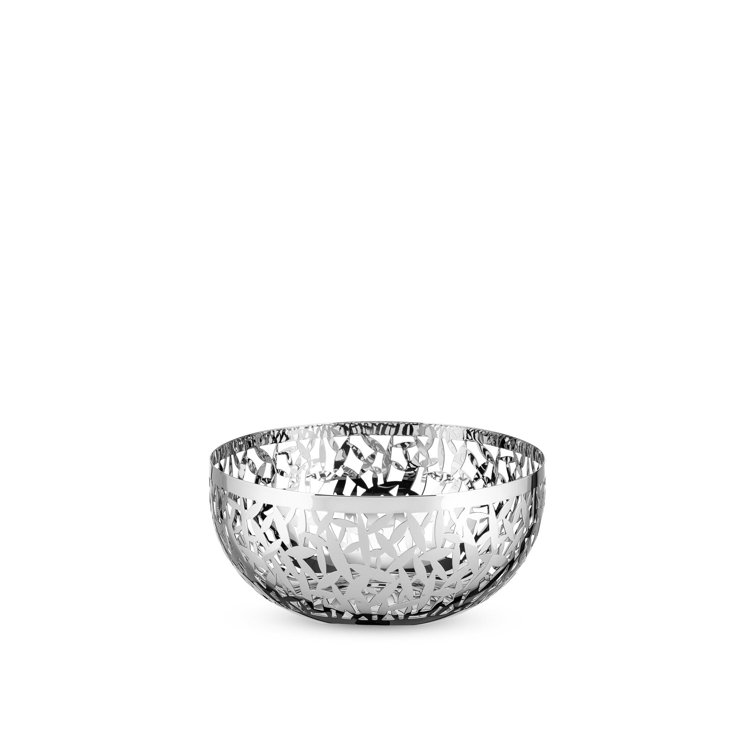 Small Polished Stainless Steel Decorative Fruit Bowl