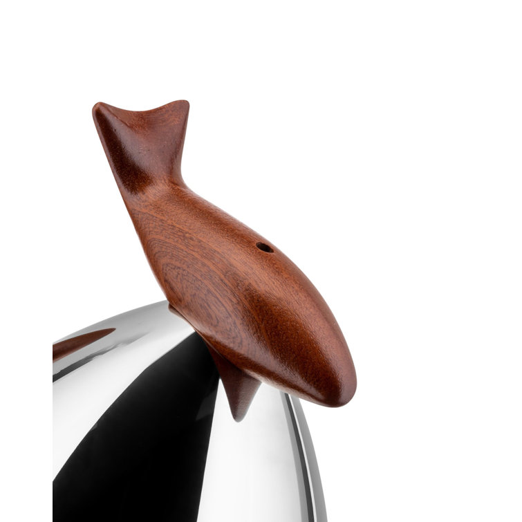 Gehry Inspired 1.8L Stainless Steel Kettle with Mahogany Handle