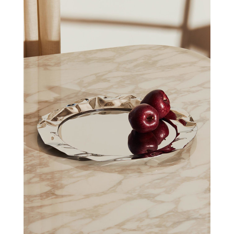 Foix Stainless Steel Mirror Polished Round Tray