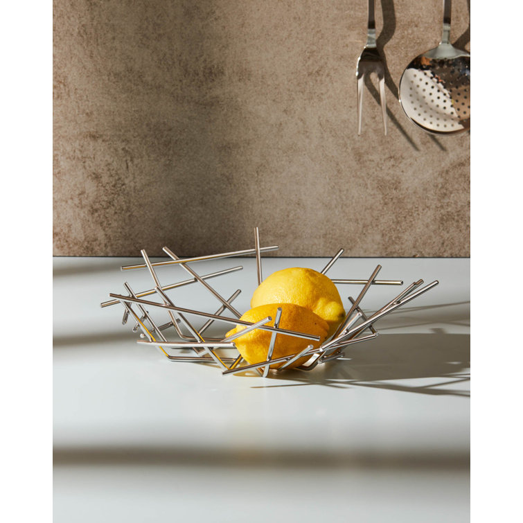 Fratelli Campana Hand-Welded Stainless Steel Chaos Basket