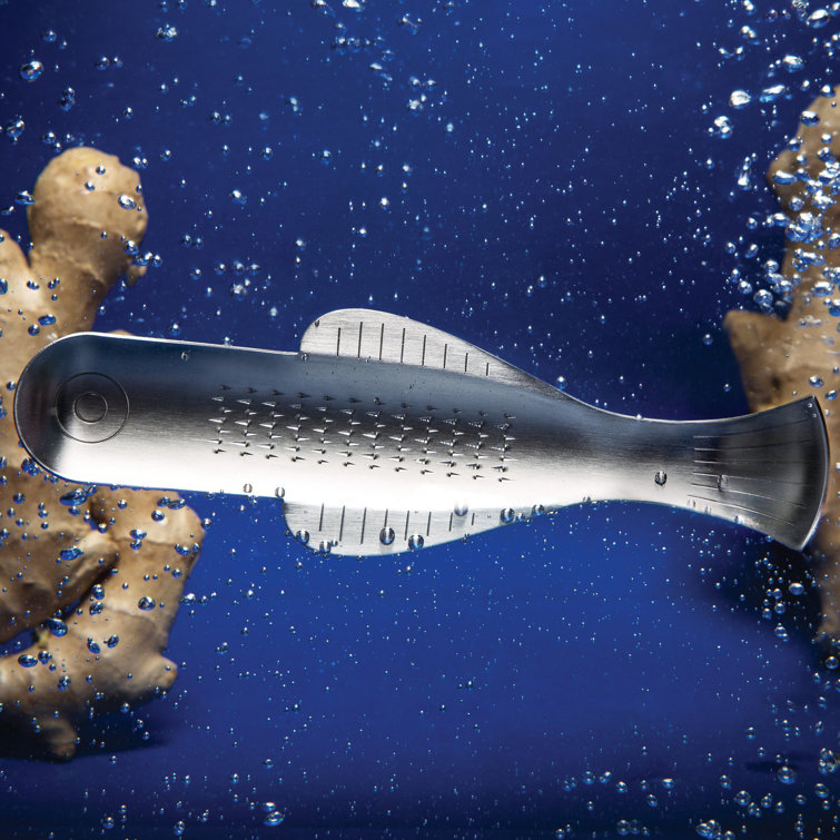 Stainless Steel Fish-Shaped Ginger Grater