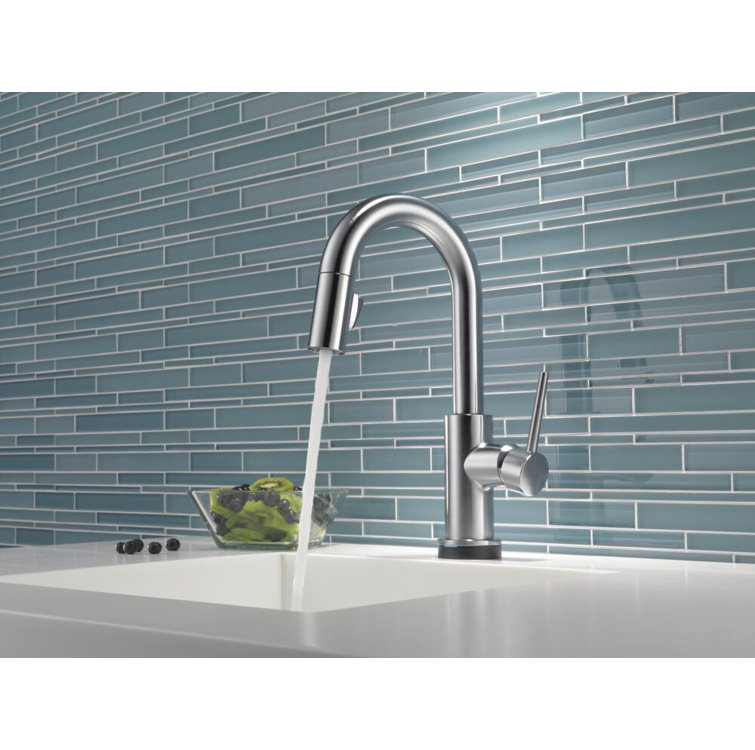 Stainless Steel Modern Pull-Down Kitchen Faucet with Touch Technology
