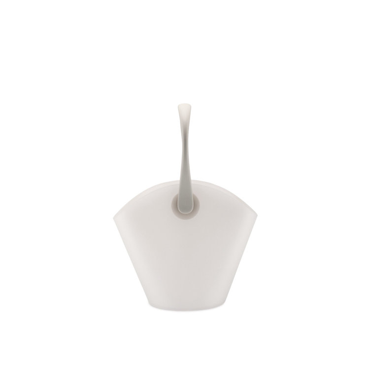 White Insulated Plastic Wine Cooler with Handle