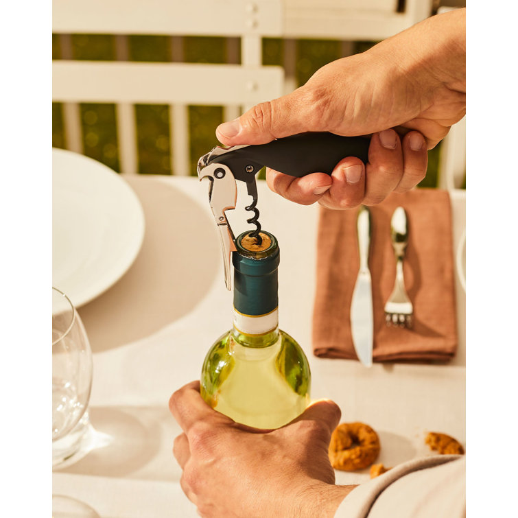 Black Cast Aluminum Parrot Sommelier Corkscrew