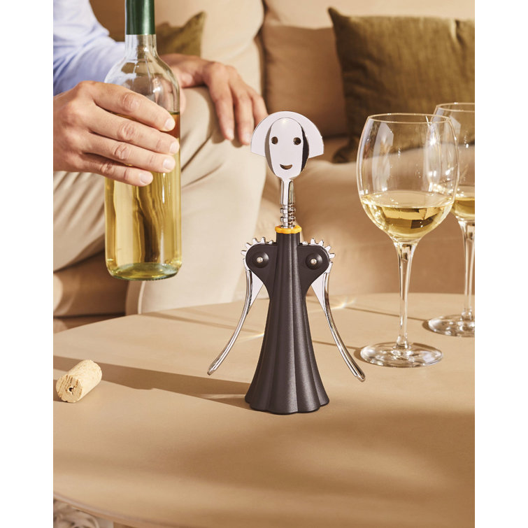 Anna G. Black Zinc Alloy and Resin Corkscrew
