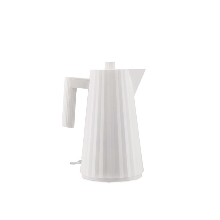 White Thermoplastic Resin Electric Kettle, 57 fl. oz.