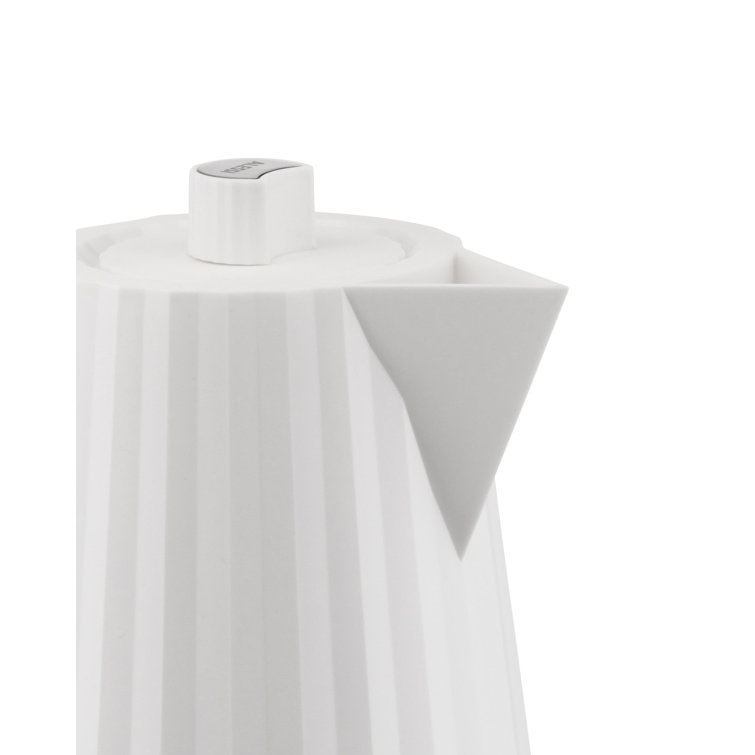 White Thermoplastic Resin Electric Kettle, 57 fl. oz.