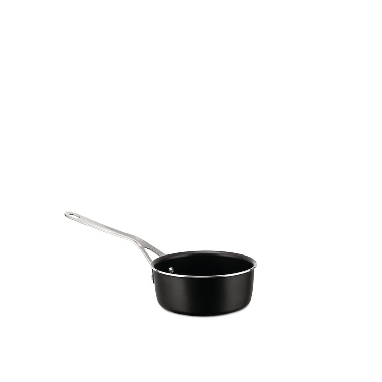 16 cm Black Aluminum Non-stick Saucepan