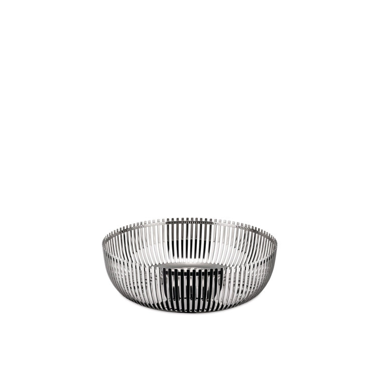 Pierre Charpin 9" Silver Stainless Steel Round Basket