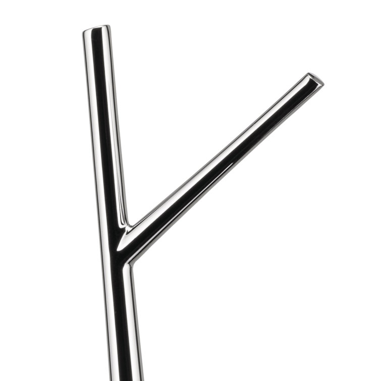 Chrome-Plated Zamak Banana Holder with Rubber Base