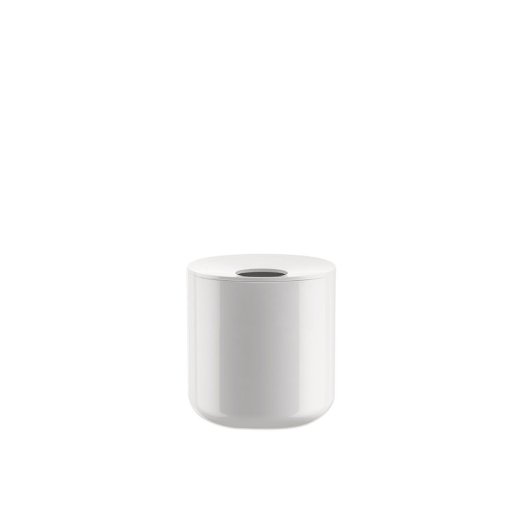 White PMMA Plastic Modern Tissue Box
