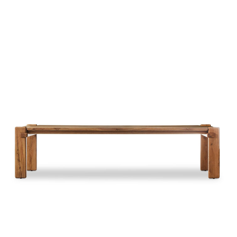 Grand Rectangular Reclaimed Wood Dining Table for 12