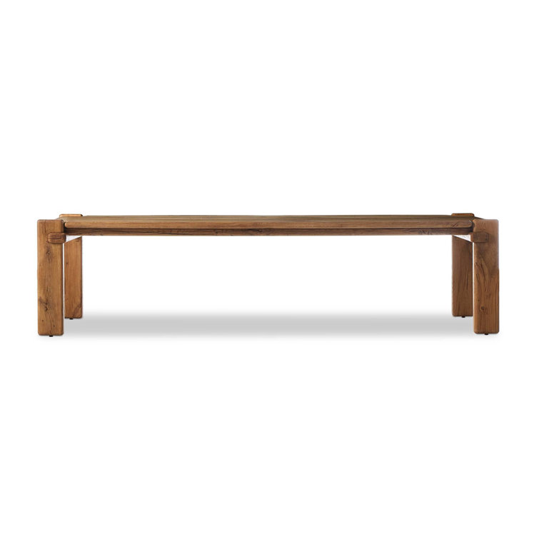 Grand Rectangular Reclaimed Wood Dining Table for 12
