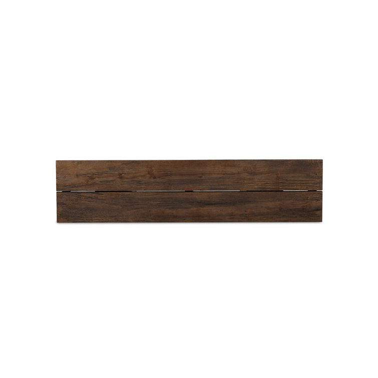 Nordquist Dark Brown Wood Console Table with Storage