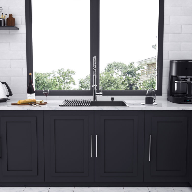 25'' Brushed Nickel Stainless Steel Single Bowl Drop-In Kitchen Sink