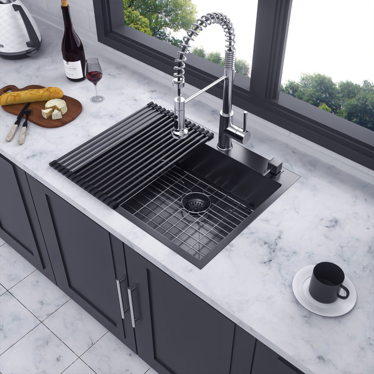 25'' Stainless Steel Single Bowl Drop-In Kitchen Sink