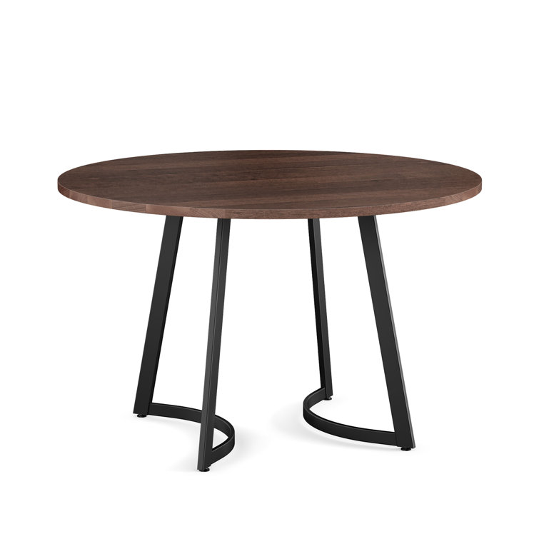 Joelle 4 - Person Solid Wood Top Double Pedestal Dining Set