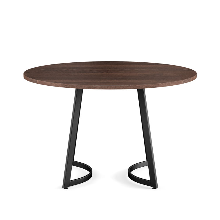 Joelle 4 - Person Solid Wood Top Double Pedestal Dining Set