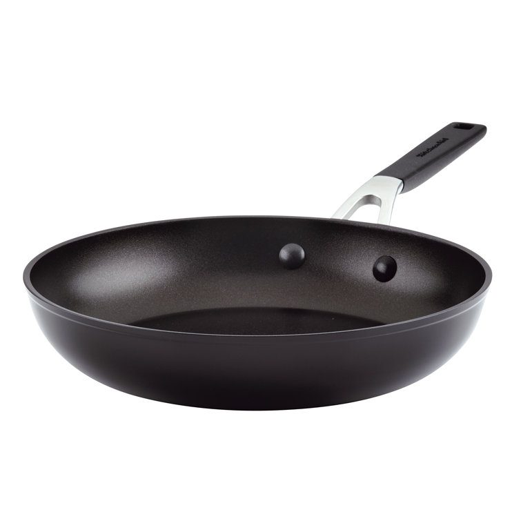 10-Inch Onyx Black Aluminum Nonstick Frying Pan