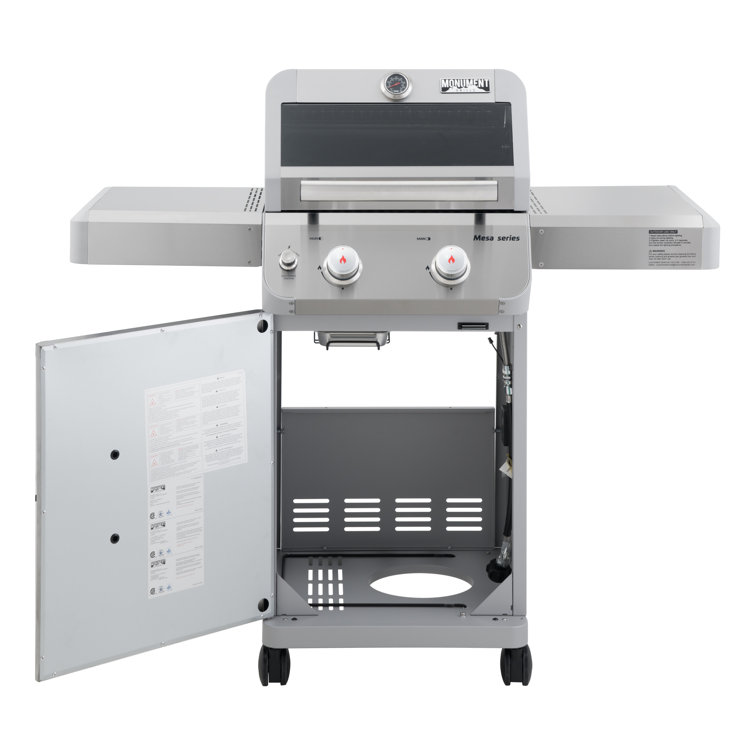 Mesa 2-Burner Stainless Steel Propane Gas Grill with LED Controls
