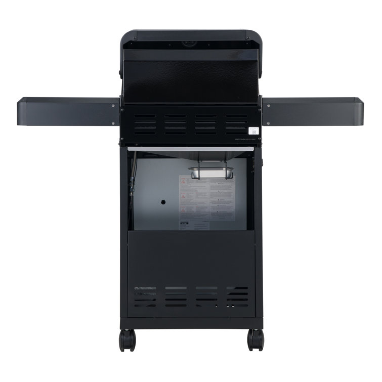 Mesa Black 2-Burner Stainless Steel Propane Gas Grill with LED Controls
