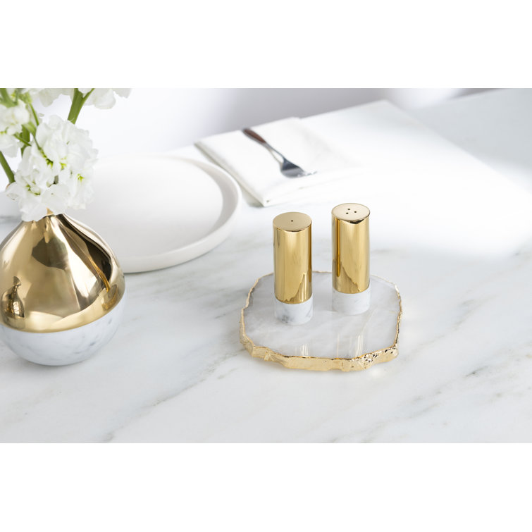 Coluna Dual Salt and Pepper Shaker Set (Set of 2)