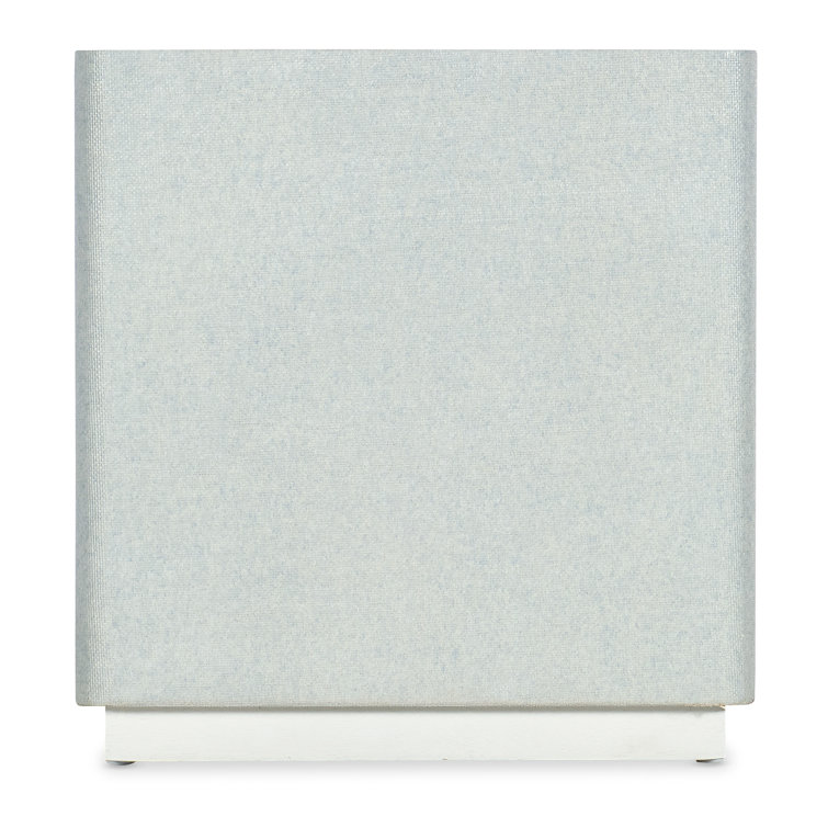 Gray Rectangular Wood and Glass End Table