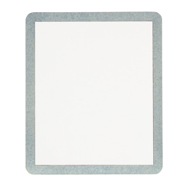 Gray Rectangular Wood and Glass End Table