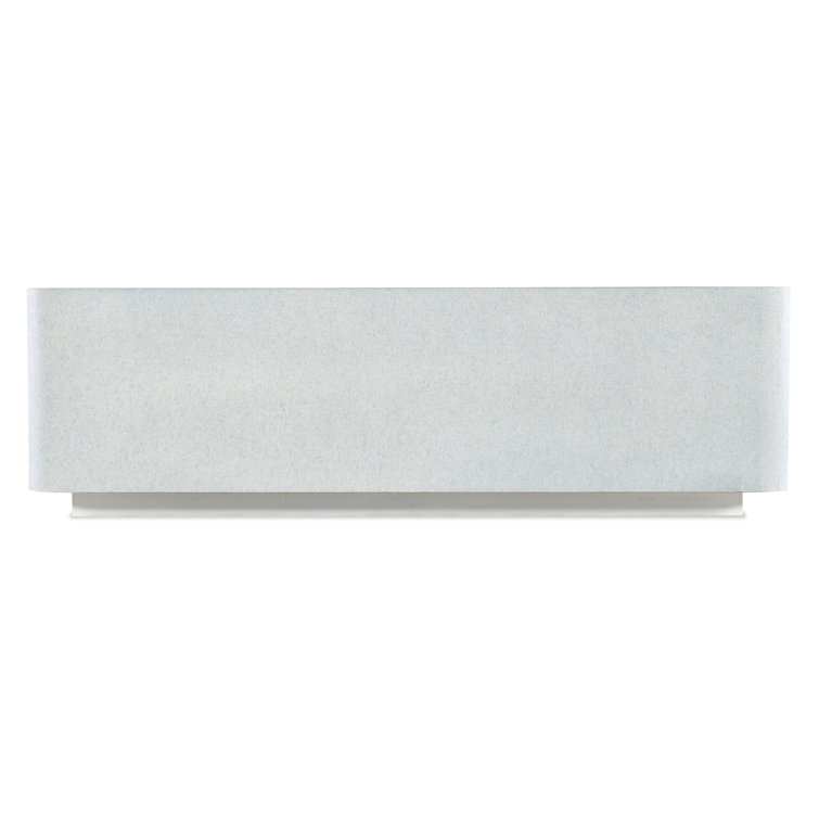 Gray and White Rectangular Wood and Glass Cocktail Table