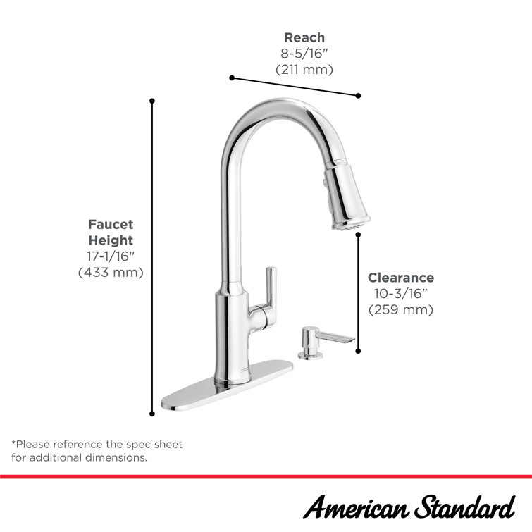 Matte Black Pull-Down Kitchen Faucet with Soap Dispenser