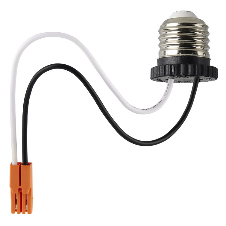 6'' Black Glass LED Retrofit Recessed Lighting Kit