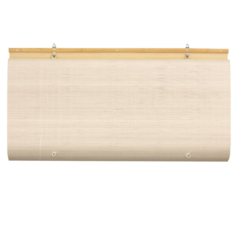 Sakura Blossom Semi-Sheer Bamboo Cordless Window Shade 36" W