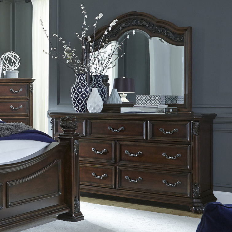 Cannie Poster Bed, Dresser & Mirror, Chest, Night Stand