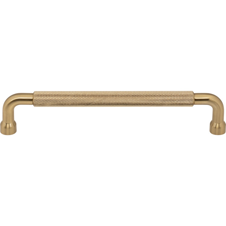 Honey Bronze Textured Industrial Bar Pull with Mounting Hardware