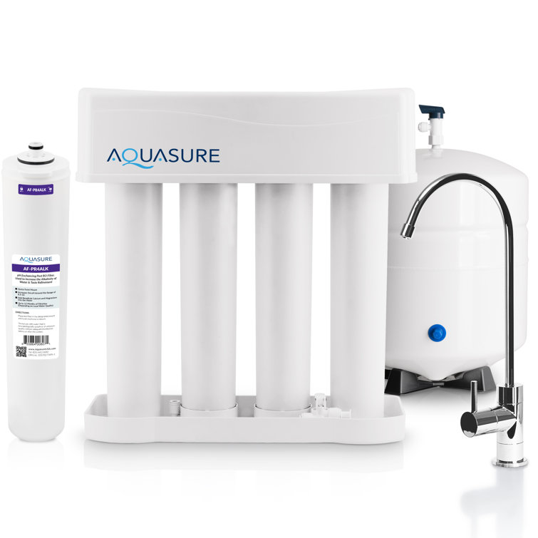 Aquasure Premier 4-Stage Chrome Reverse Osmosis Filtration System