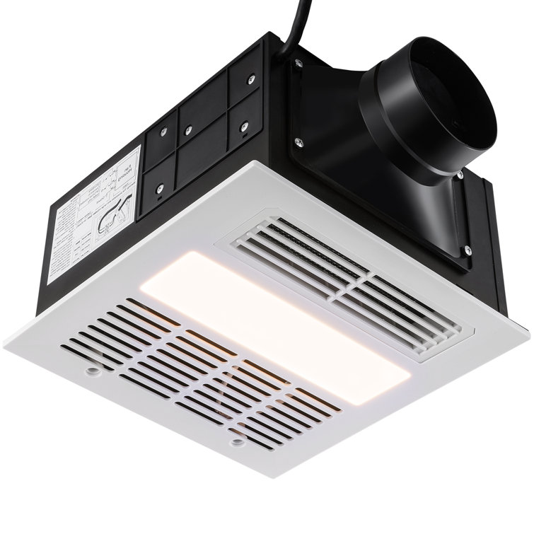 Modern White LED Bathroom Ceiling Exhaust Fan