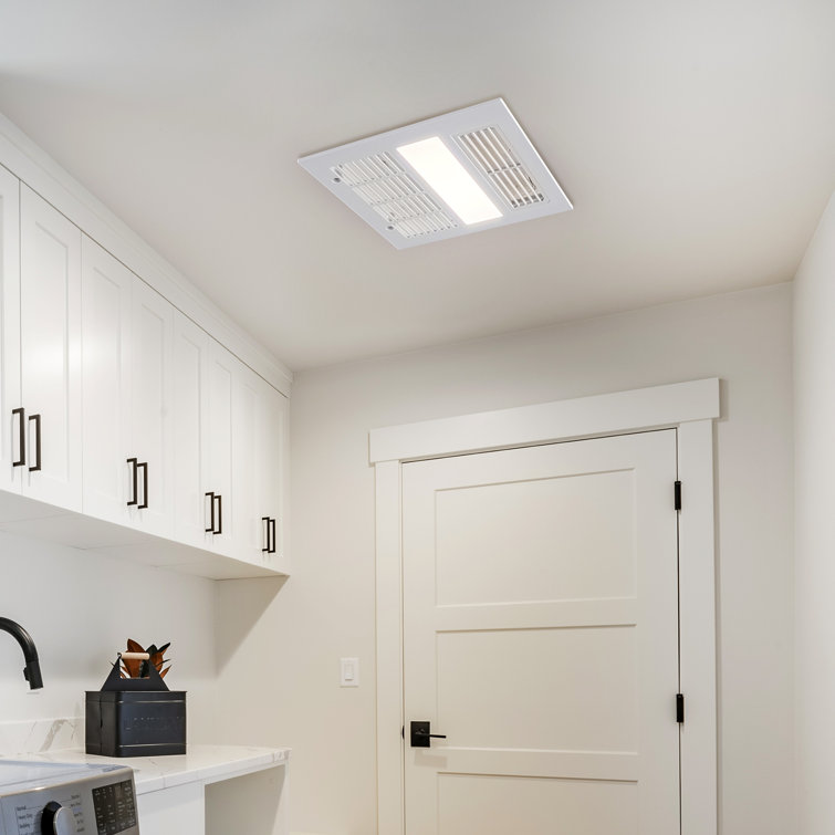 Modern White LED Bathroom Ceiling Exhaust Fan