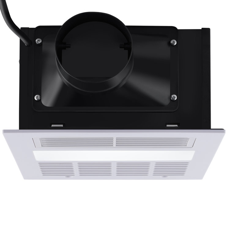 Modern White LED Bathroom Ceiling Exhaust Fan