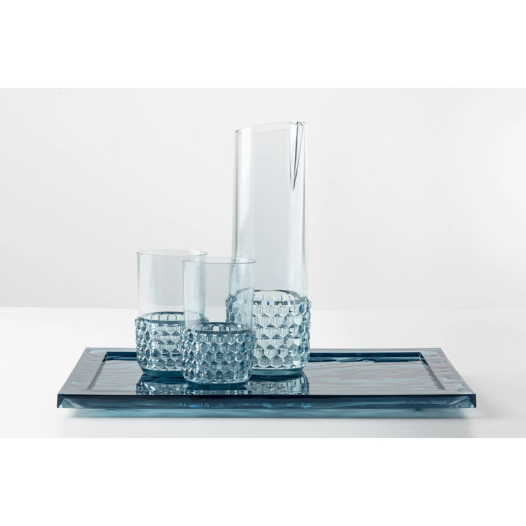 Crystal Dune 18'' Wide Semi-Transparent Polycarbonate Tray