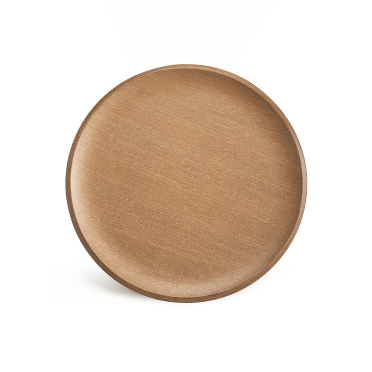 Philippe Starck Light Wood and Chrome Round Side Table