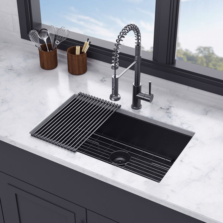 30'' Stainless Steel Single Bowl Undermount Kitchen Sink