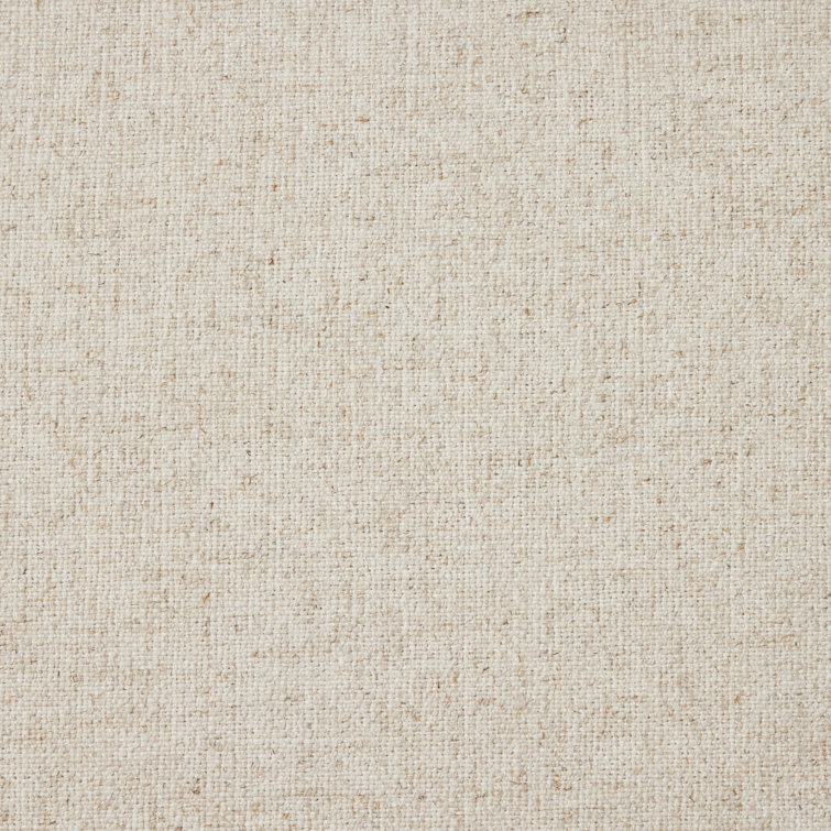Natural Linen Upholstered Wood Side Chair, 34-inch Height