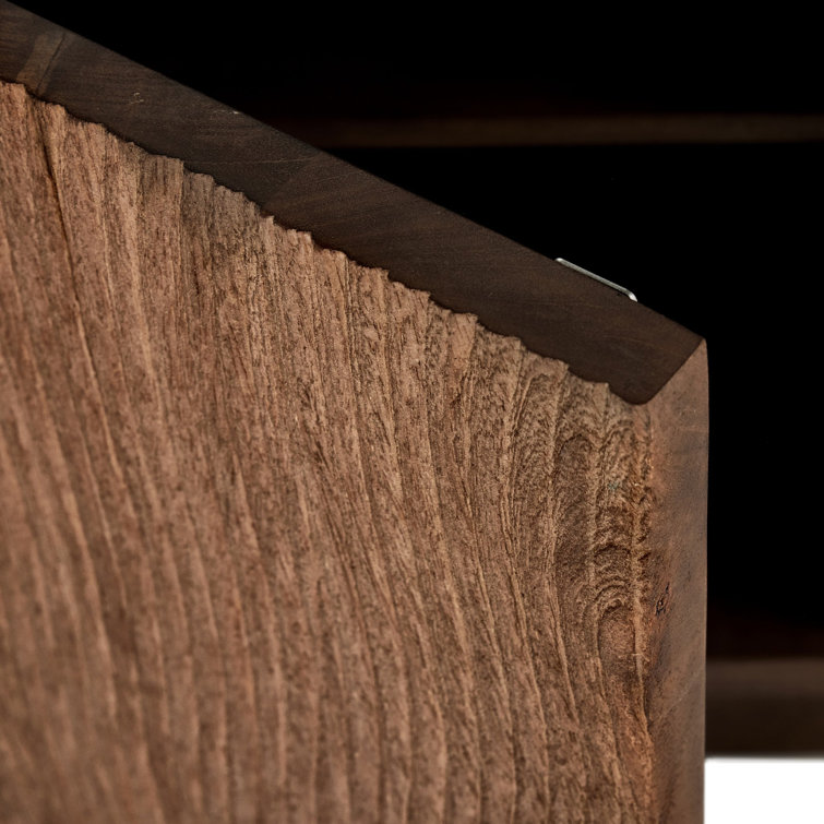 Gilmore Aged Mango Wood Media Console with Storage